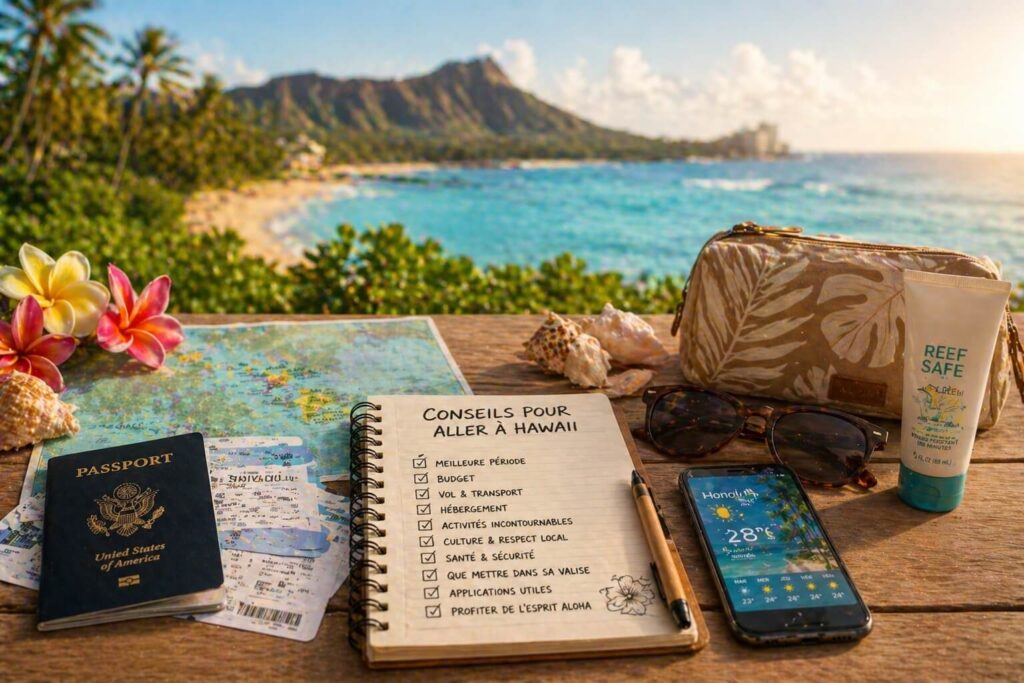 Préparatifs et conseils pour aller en vacances à Hawaii