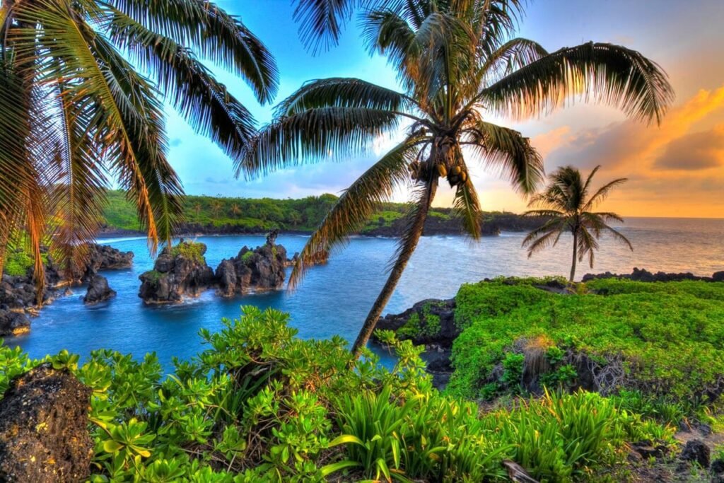 Une crique à Hawaii