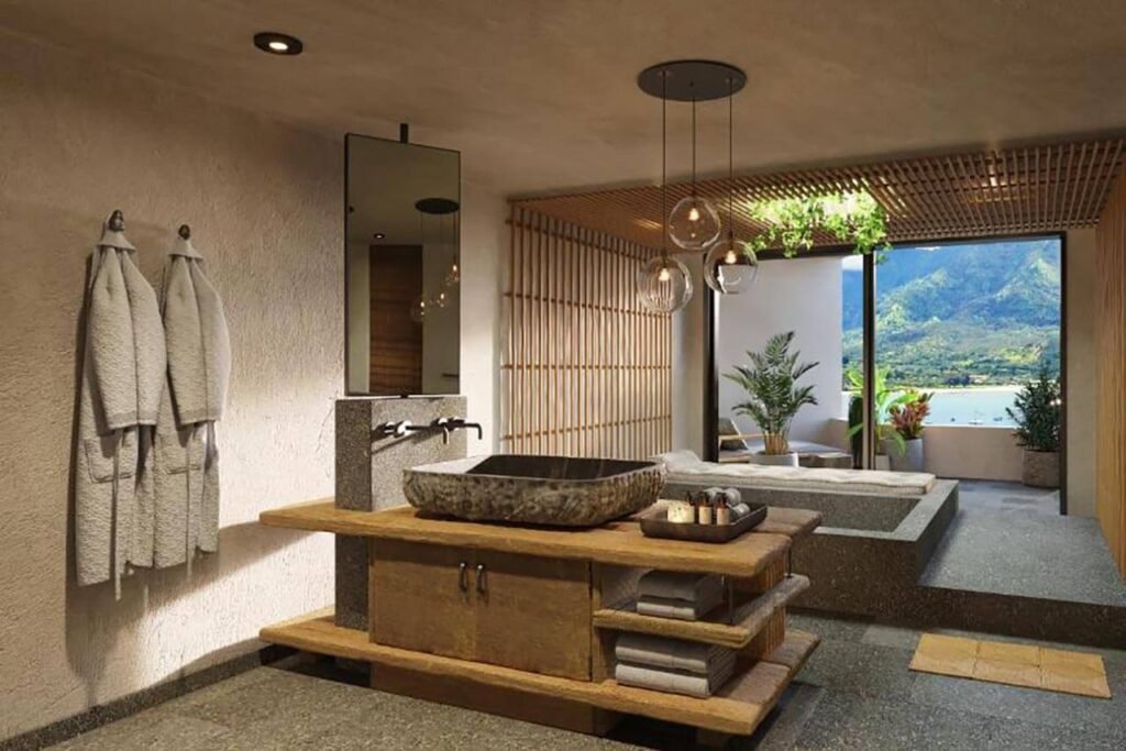 Photo de la salle de bain de 1 Hotel Hanalei Bay à Kauai