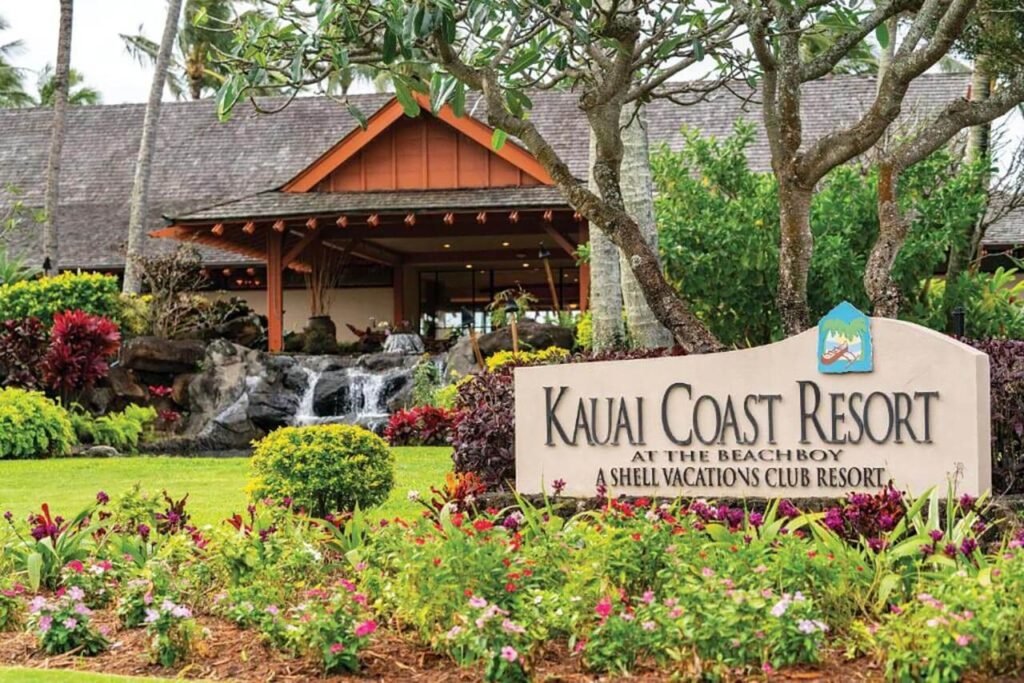 Entrée du Kauai Coast Resort at the Beach Boy, Hawaii