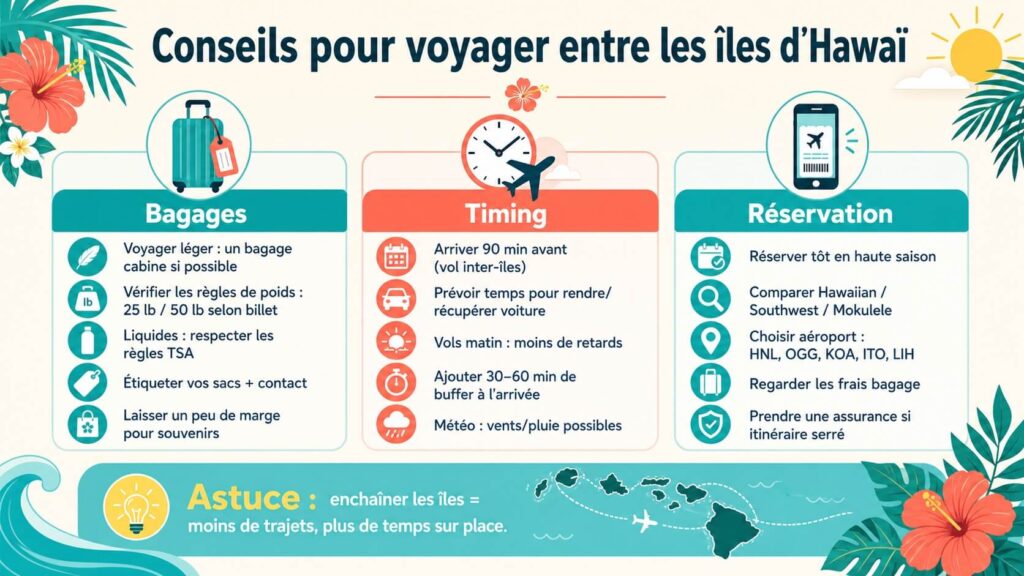 Conseils pratiques pour organiser ses déplacements à Hawaï