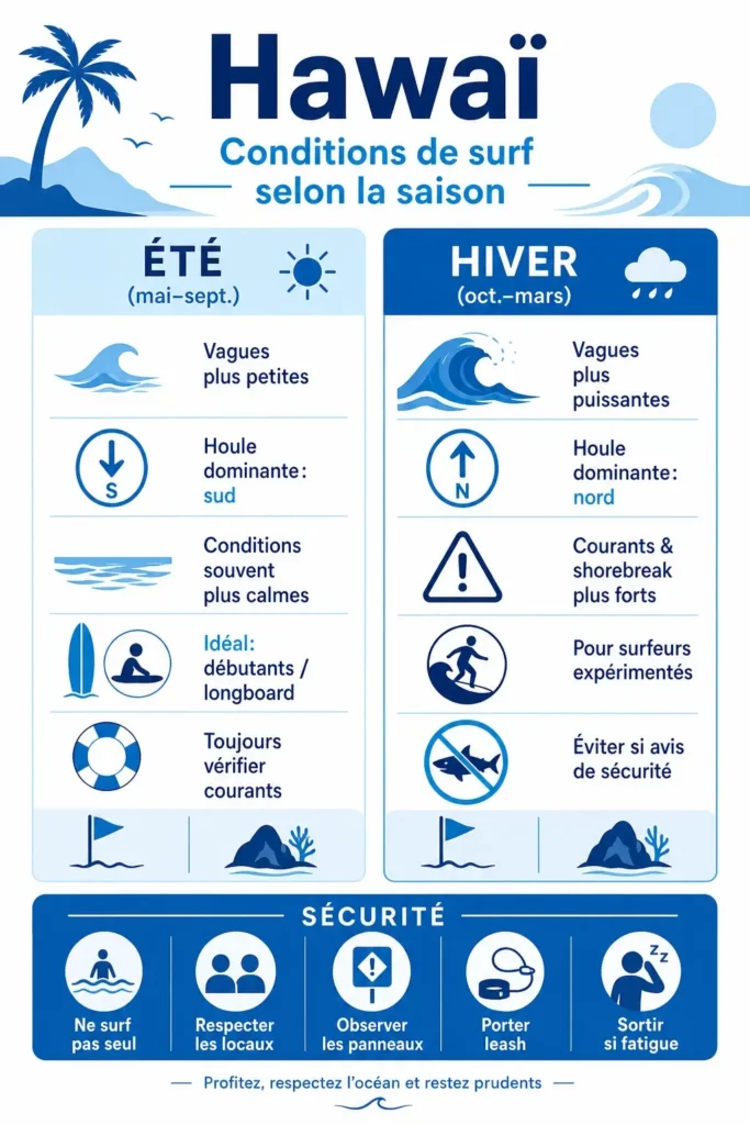 Quand se baigner / surfer